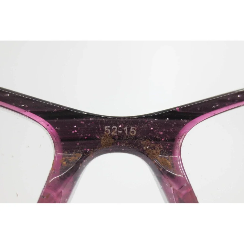 Saks Fifth Avenue SA 5004 BK/PK Black Pink Glitter Eyeglass Frames 52-15-135